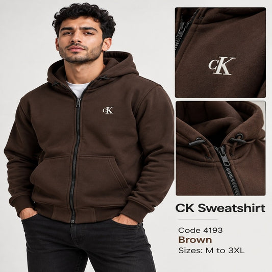 Calvin Klein Classic Full-Zip Hoodie – Men