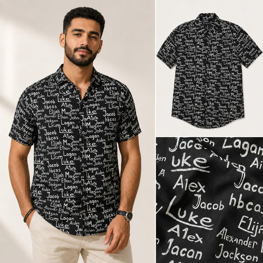 YANKEES White Name Print Shirt – Bold Youthful Style