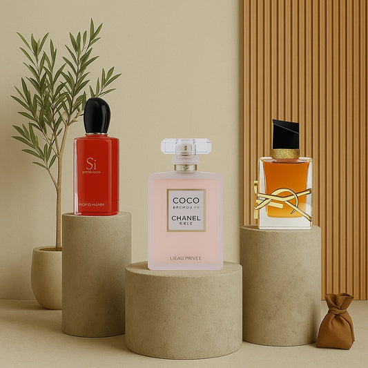 Si red 30 ml + coco chanel 30 ml + libre intense 30 ml