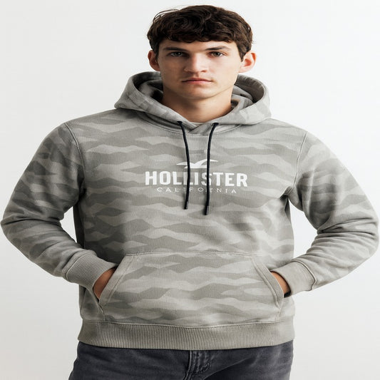 Hollister California Patterned Hoodie