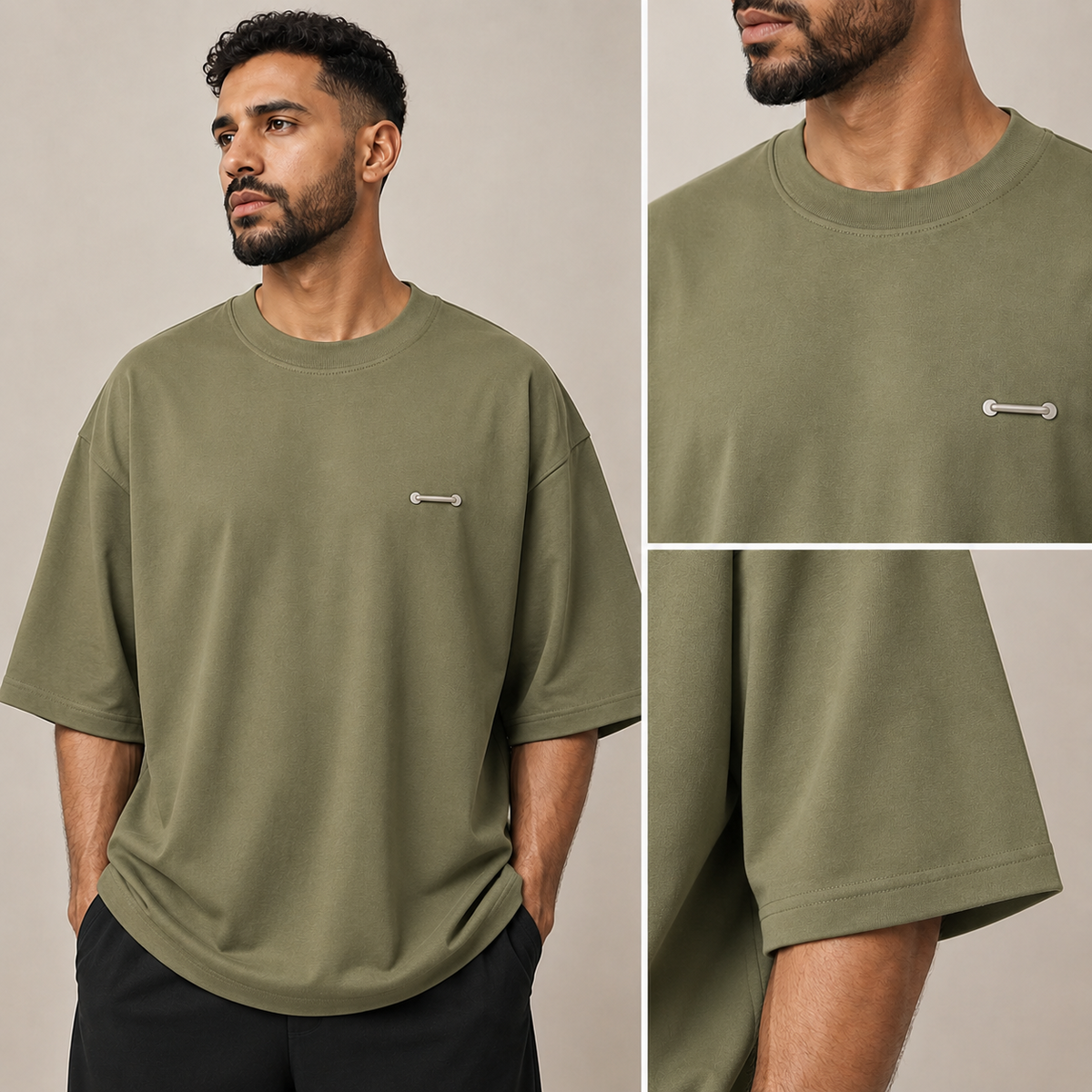 Signature Pin Oversized Tee