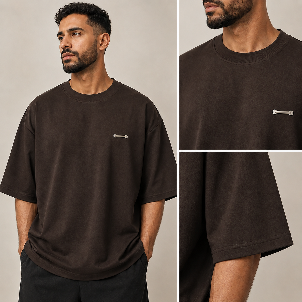 Signature Pin Oversized Tee