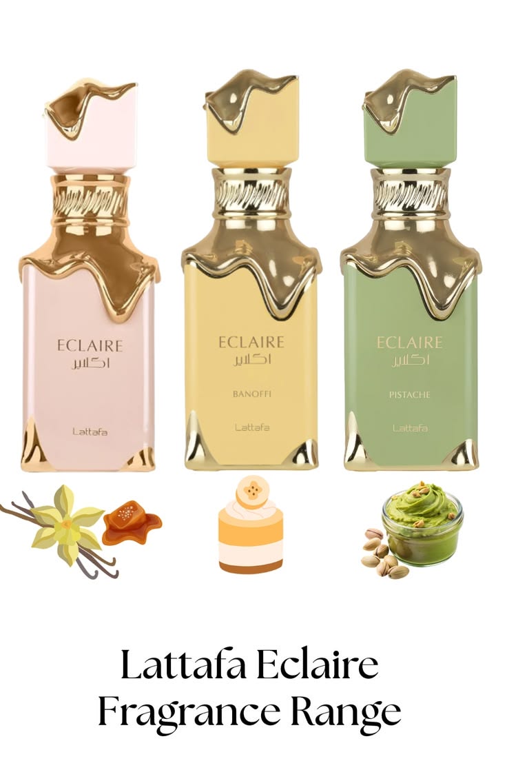 Lattafa Eclaire Eau de Parfum Gift Set - 3 x 40ml